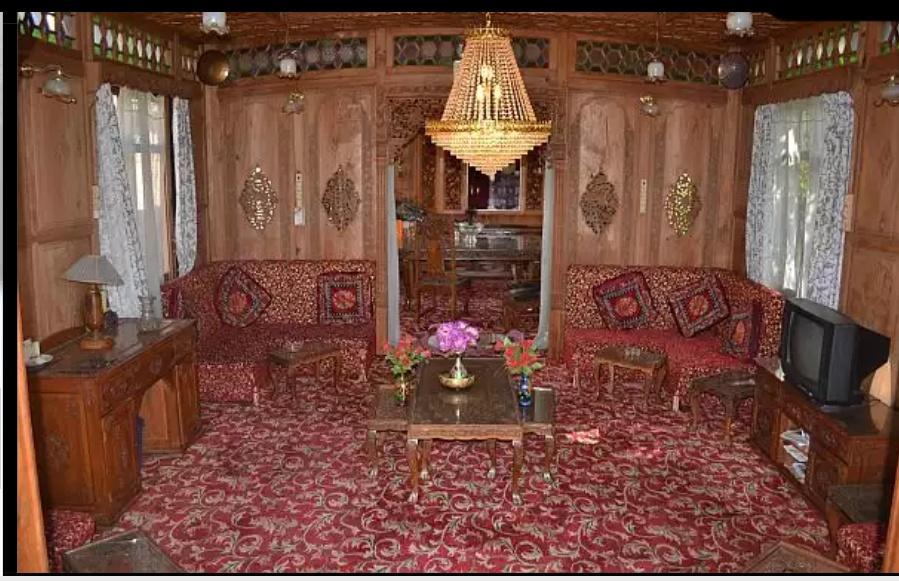 House Boat New Manora Bed and Breakfast Srīnagar Exteriör bild