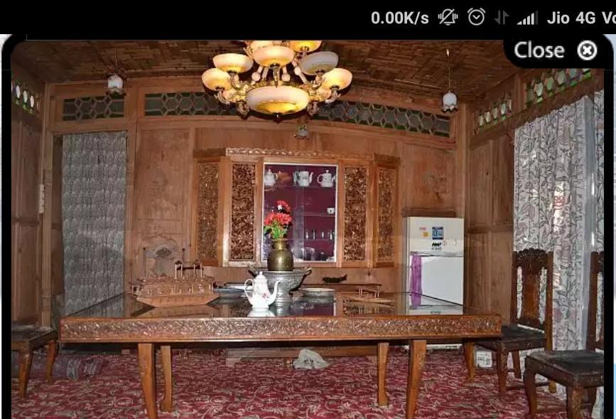 House Boat New Manora Bed and Breakfast Srīnagar Exteriör bild